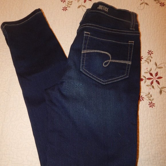 Justice Other - JUSTICE Girls Mid Rise Denim Jeggings - Size 14
